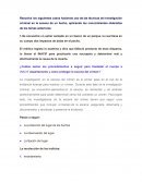 Resuelva los siguientes casos haciendo uso de las técnicas de investigación criminal