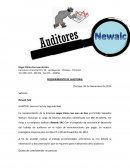 Carta para pedido de auditoria