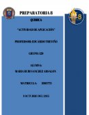 Actividad de aplicación - Importancia de elementos y compuestos químicos