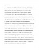 Carta poder laboral