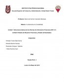 Estructuras básicas de las Normas de Información Financiera