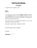 Referencia laboral y comercual