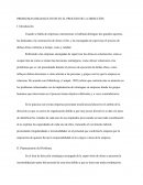 Ejmplo de un Planteamiento de Proyecto