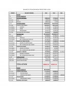 BALANCE DE SITUACION INICIAL PROYECTADO AL 2014