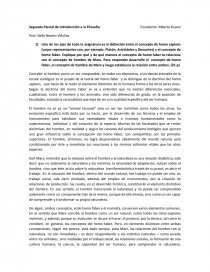 Segundo Parcial de Introducción a la Filosofía. Página 1