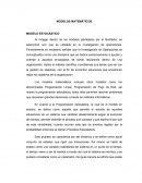 MODELOS MATEMATICOS. MODELO ESTOCÁSTICO