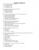 Prueba de historia parlamento chileno sexto basico