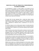 ENSAYO DEL EL PAPEL DEL TRABAJO EN LA TRANSFORMACION DEL MONO EN HOMBRE