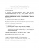 La ciencia de las relaciones internacionales