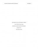 Prevención de riesgos: Análisis es de un trabajo en un edificio de 5 pisos con la tarea de limpiar vidrios