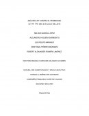 ANÁLISIS LEY CONTRA EL FEMINICIDIO LEY Nº 1761 DEL 6 DE JULIO DEL 2015.