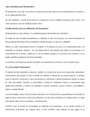 ¿Que entendemos por Humanismo?