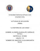 Actividad de aplicacón (Pema): La historia de las cosas