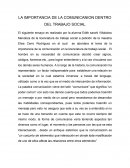 La importancia de la comunicación para el trabajo social