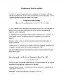 Cuestionario. Guía de Análisis.