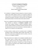 La línea de investigación Etnográfica