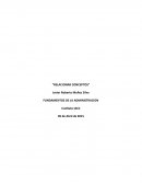 RELACIONAR CONCEPTOS FUNDAMENTOS DE LA ADMINISTRACION