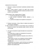 EJERCICIOS DE EVALUACION ECONOMIA