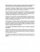 Tarea: Mantener los niveles de producción sin causar desabastos ni excesos de inventario