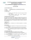 Plan de curso: Metodología de la Investigacion Cientifica