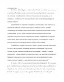 REFUGIADOS: SITUACIÓN Y REFLEXIÓN SOBRE EL MODELO DE ATENCIÓN PSICOLÓGICA QUE SE SUGIERE PARA ATENDER ESTE NÚCLEO POBLACIONAL.