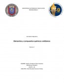 Elementos y compuestos químicos cotidianos Química 1