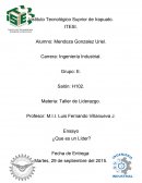 Taller de Liderazgo ¿Qué es Liderazgo?