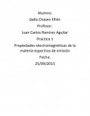 Practica quimica. Propiedades electromagnéticas de la materia-espectros de emisión