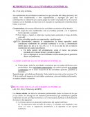 Rendimiento de las actividades económicas