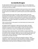 La cosecha de agua