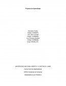 Situación académica vs elementos de aprendizaje.