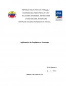 Legitimación de Capitales en Venezuela