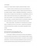 Actividades: Considere que se evaluará la redacción, ortografía y presentación del trabajo