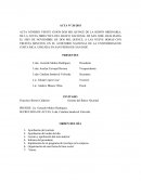 Formato de redacción de un acta