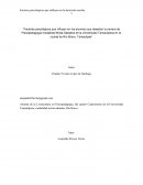 Factores sociales que intervienen en el fenómeno de embarazos no deseados en adolescentes