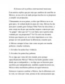 El fracaso de la política internacional mexicana