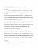 PLAN DE VISITA TECNICA DE CAPACITACION DE MANTENIMIENTO DEL HOSPITAL