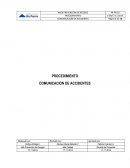 PROCEDIMIENTO COMUNICACIÓN DE ACCIDENTES