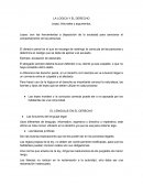 LA LOGICA Y EL DERECHO Leyes, tribunales y argumentos.