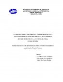 LA ORGANIZACIÓN COMO PROCESO ADMINISTRATIVO EN LA ASIGNACIÒN DE FUNCIONES DEL PERSONAL, DE LA EMPRESA DISTRIBUIDORA TITAN C.A. SUCURSAL EL VIGIA