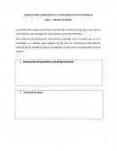 PLANTILLA PARA ELABORACIÓN DE LA JUSTIFICACIÓN DEL PLAN DE EMPRESAS