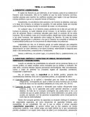 TEMA. 4: LA PERSONA. 1. CONCEPTO Y SIGNIFICADO