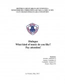 Práctica grupal de idioma inglés