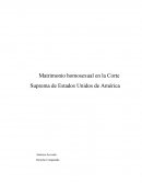 Matrimonio homosexual en la Corte Suprema de Estados Unidos de América