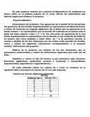 El proyecto modular de la materia de Matemáticas IV Presentación del problema: “Las ganancias de la tienda”