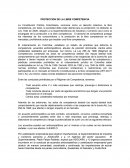 PROTECCION DE LA LIBRE COMPETENCIA