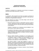 TÉCNICAS EXPLORATORIAS OBSERVACION Y PROTOCOLOS
