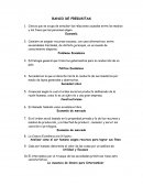 Banco de preguntas de política económica