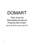 Plan anual de mercadotecnia para el producto Mini-chips