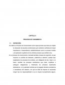 CAPITULO I PROCESO DE CONOCIMIENTO
